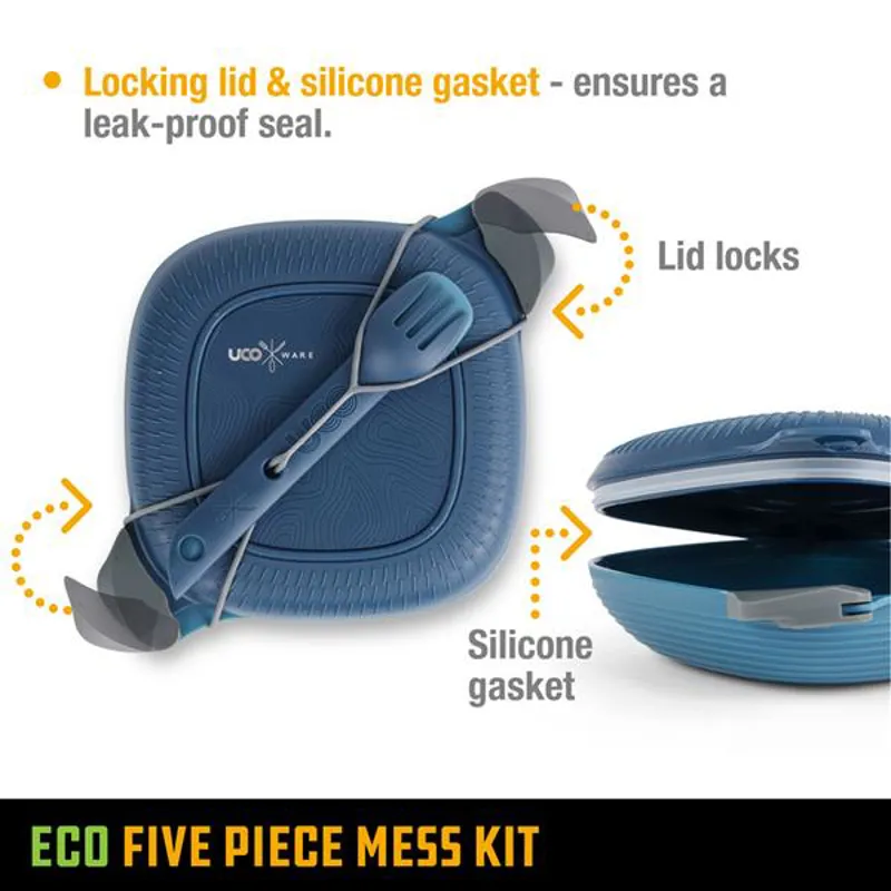 UCO ECO 5 Piece Mess Kit Ocean Blue-3