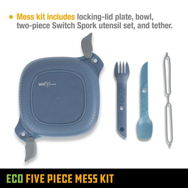 UCO ECO 5 Piece Mess Kit Ocean Blue-2