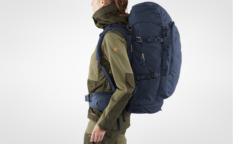 Fjallraven Womens Keb 52 Storm/Dark Navy-4