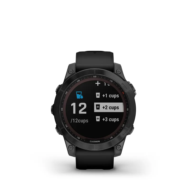 Garmin Fenix 7 Sapphire Solar Black DLC Titanium with Black Band-10
