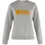 Fjallraven Womens Fjallraven Logo Sweater Grey-Melange