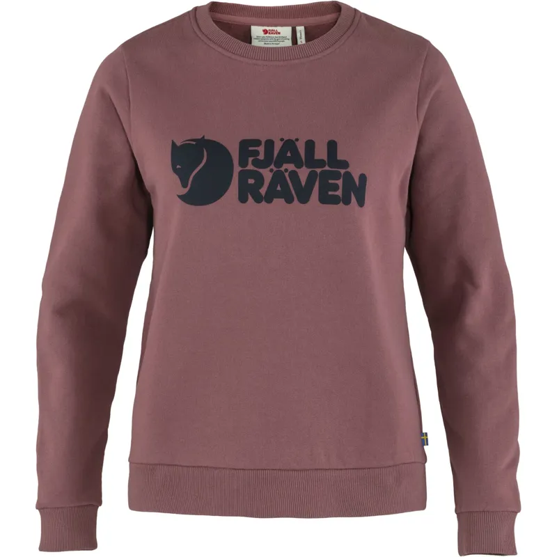 Fjallraven Womens Fjallraven Logo Sweater Mesa Purple