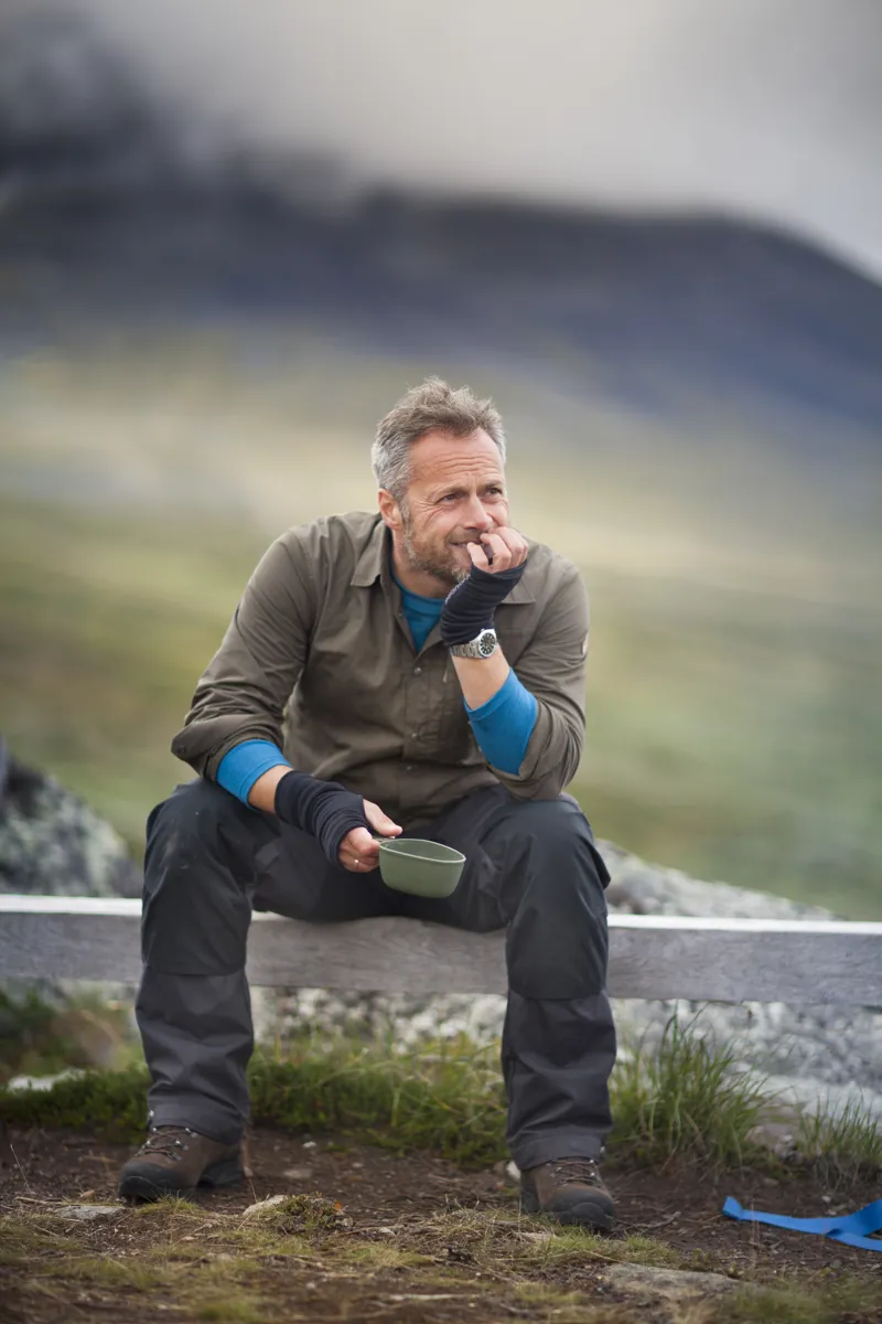 Fjallraven Mens Vidda Pro Trousers Dark Grey/Black-5