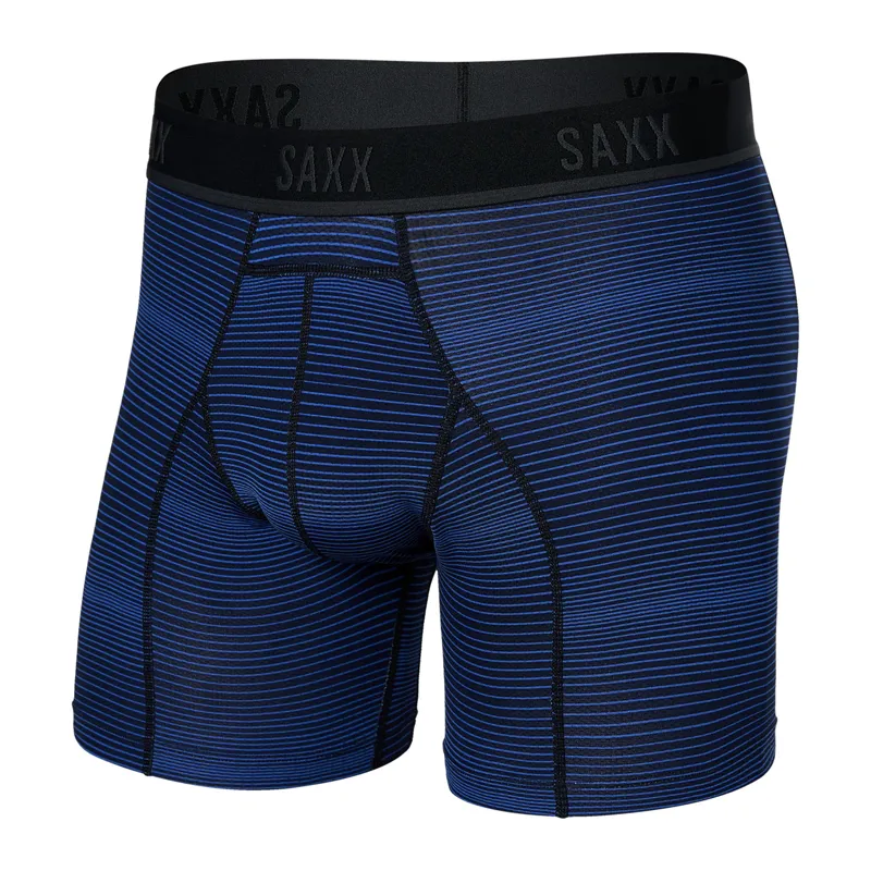 SAXX Men's Kinetic Boxers Stripe Blue