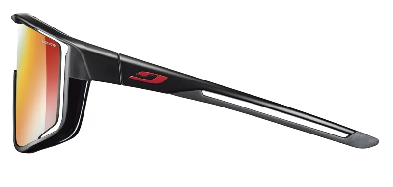 Julbo Fury Sunglasses Reactiv Performance 1-3 Black/Red-2