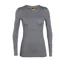 Icebreaker Womens 200 Oasis LS Crewe Gritstone