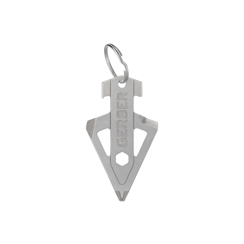 Gerber Broadhead Keychain Tool Silver