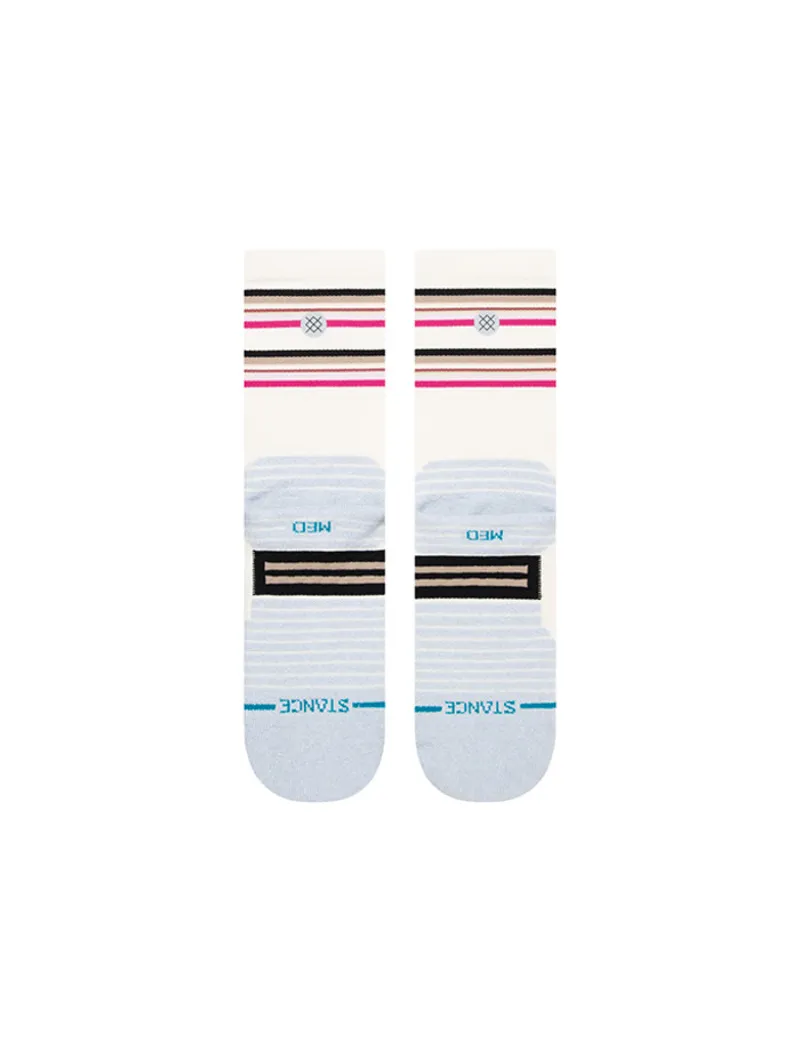 STANCE Womens Go Time Crew Socks Off White-2