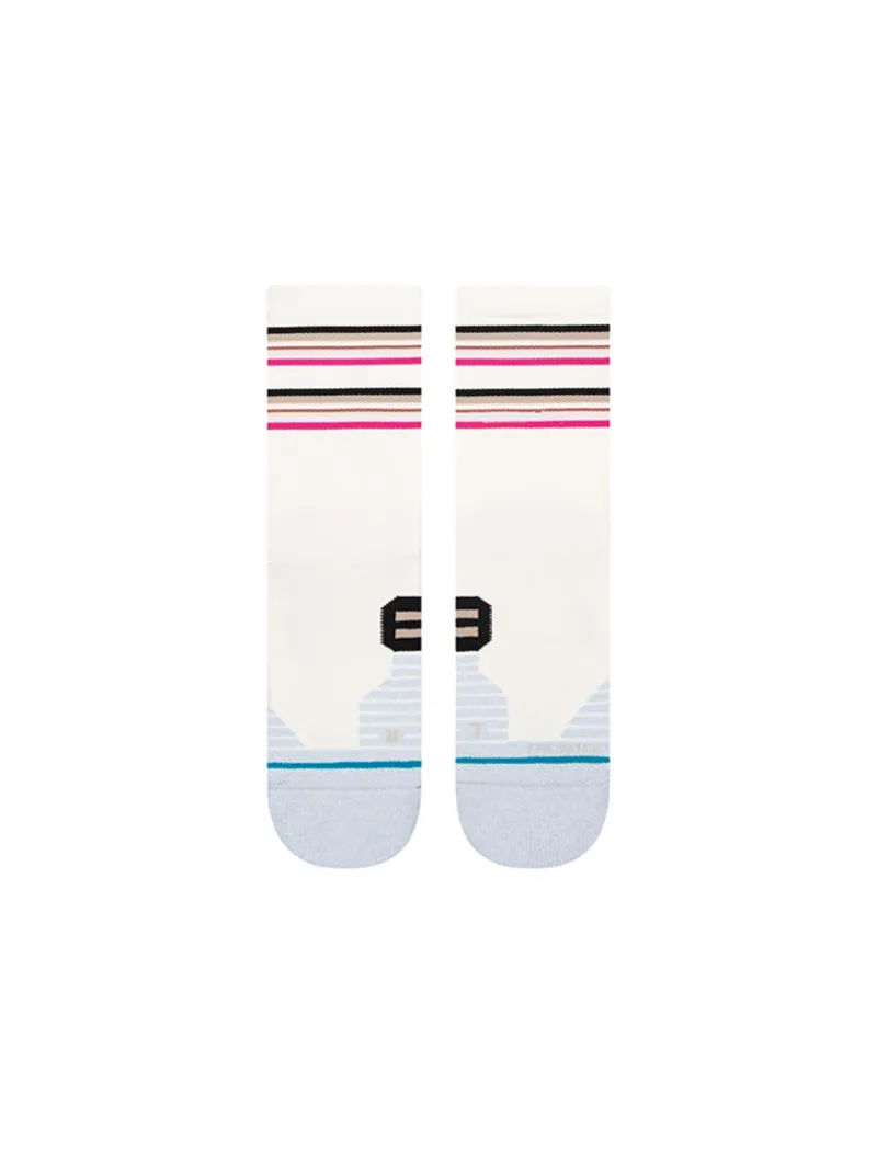 STANCE Womens Go Time Crew Socks Off White-1