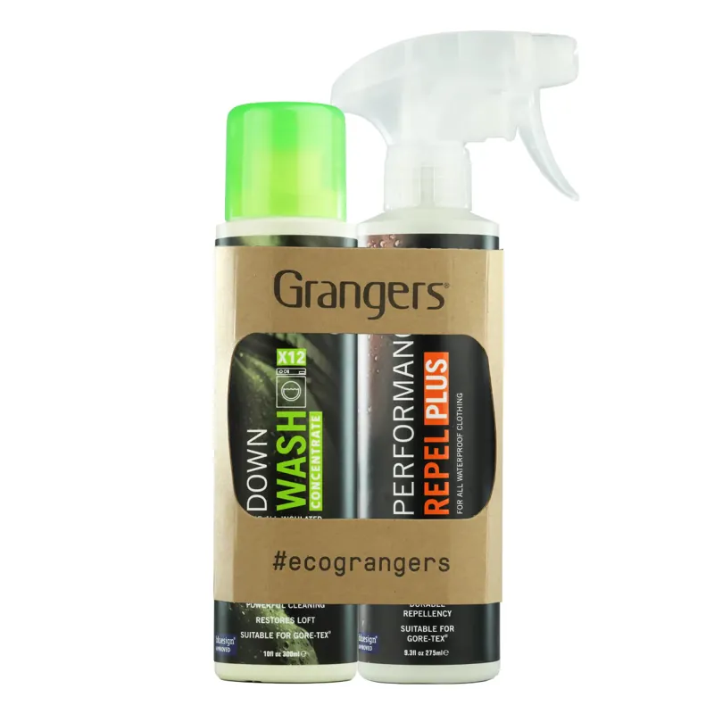 Grangers Down Wash 300ml + Performance Repel+ 275ml Eco Twin Pack
