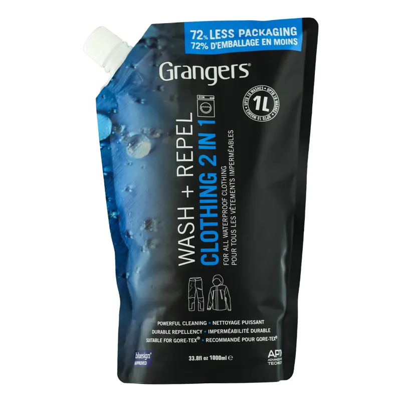 Grangers Wash + Repel Clothing 2 in 1 1L Pouch