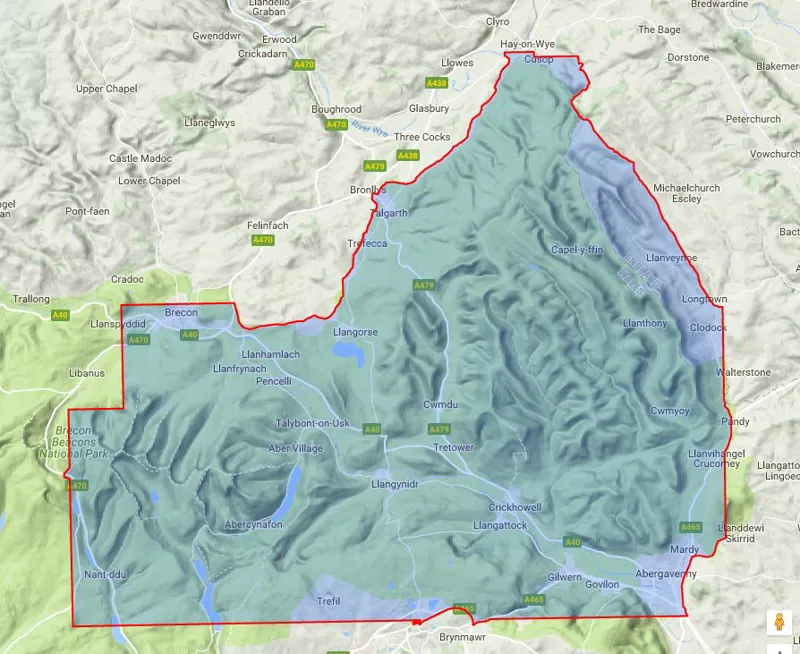 Harvey Map 1:25,000 Brecon Beacons East-1