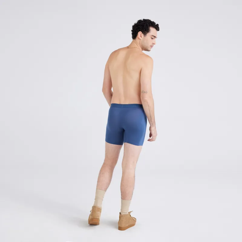 SAXX Men's Vibe Xtra Three-Pack Brief Boxers Denim/Nvy/Blk-3