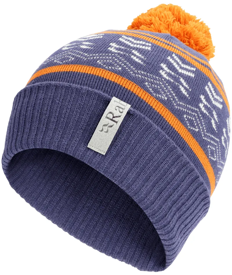 Rab Khroma Bobble Beanie Patriot Blue/Marmalade