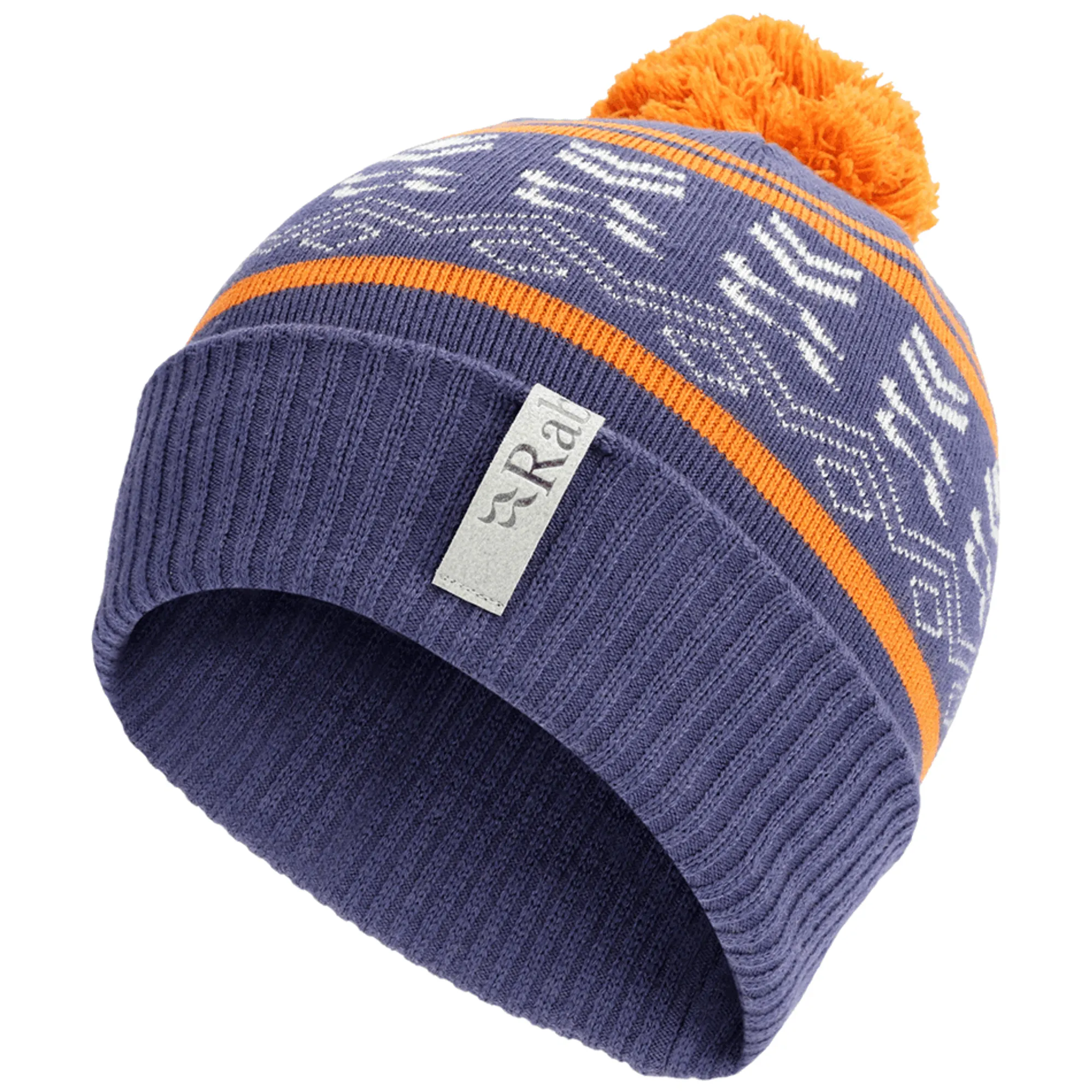 Rab Khroma Bobble Beanie Patriot Blue/Marmalade