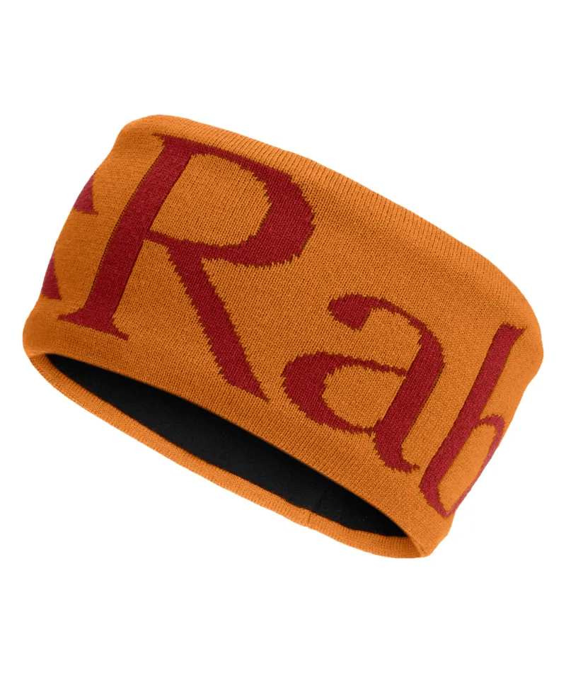 Rab Knitted Logo Headband Marmalade