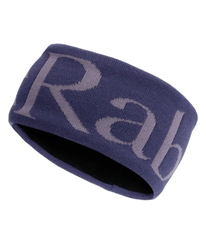 Rab Knitted Logo Headband Patriot Blue