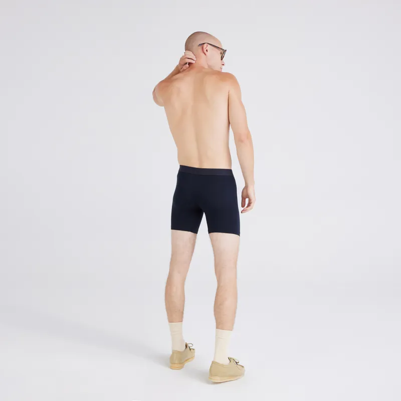 SAXX Men's Vibe Xtra Brief Boxers Black-3