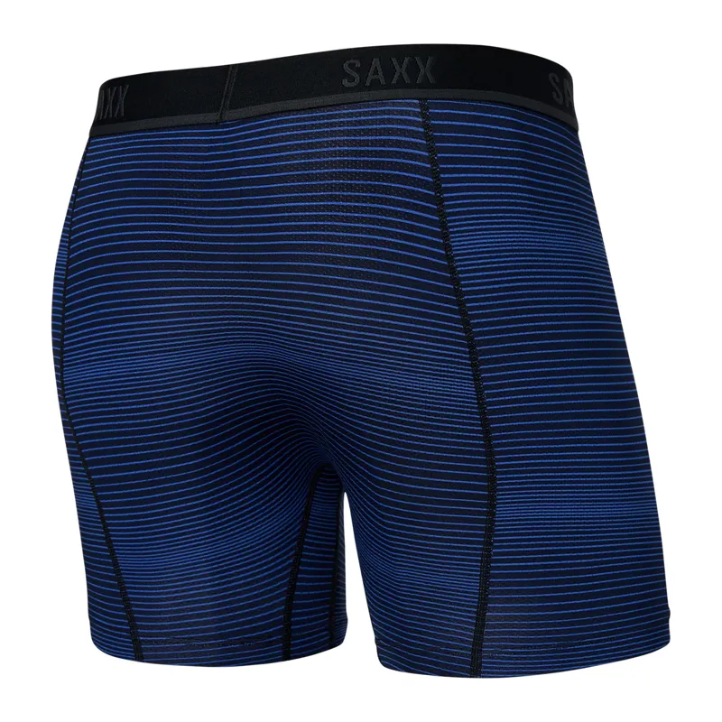 SAXX Men's Kinetic Boxers Stripe Blue-1