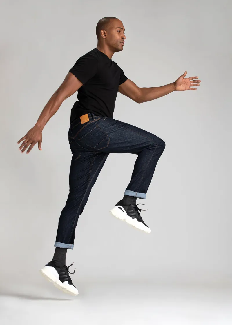 Duer Mens Performance Denim Relax Heritage Rinse-5