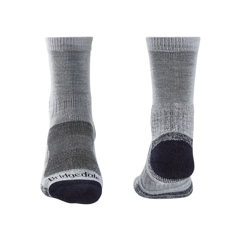 Bridgedale Mens Hike Merino Performance  Lightweight Sock Silver-1