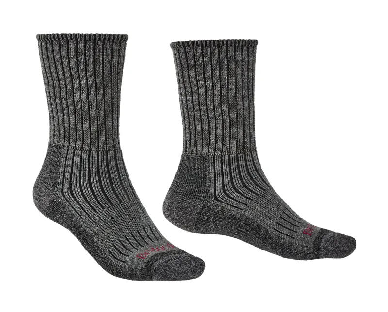Bridgedale Mens Hike Midweight Merino Comfort Charcoal