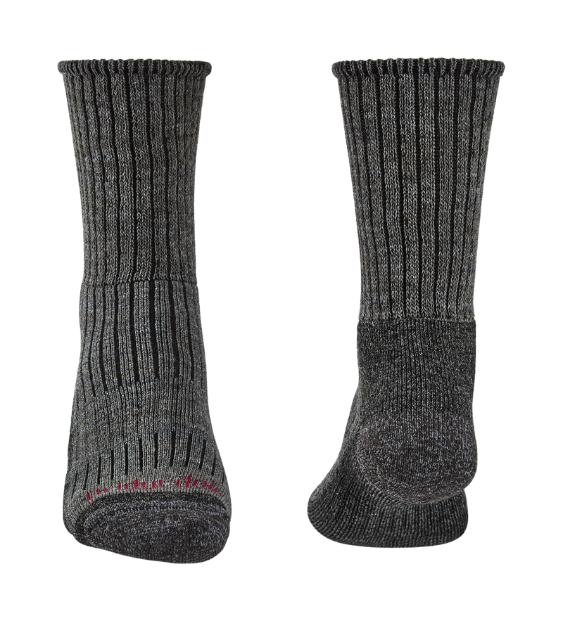 Bridgedale Mens Hike Midweight Merino Comfort Charcoal-1