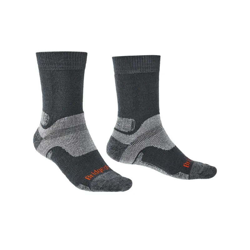 Bridgedale Mens Hike Midweight Merino Endurance Sock Gunmetal