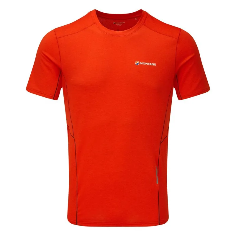 Montane Mens Sabre T-Shirt Flag Red