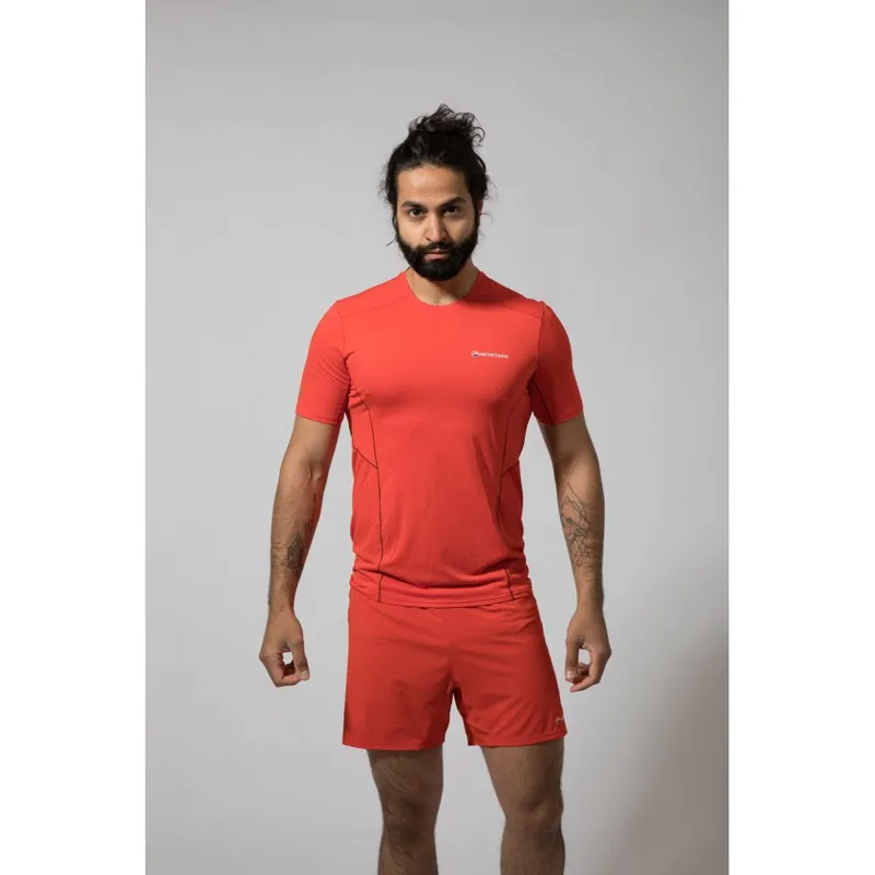 Montane Mens Sabre T-Shirt Flag Red-2