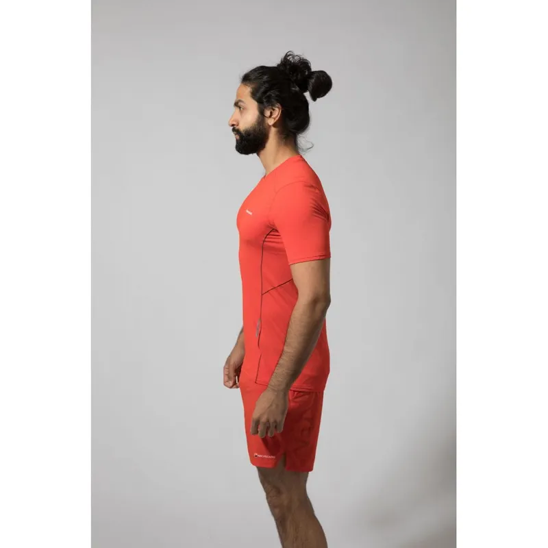 Montane Mens Sabre T-Shirt Flag Red-3