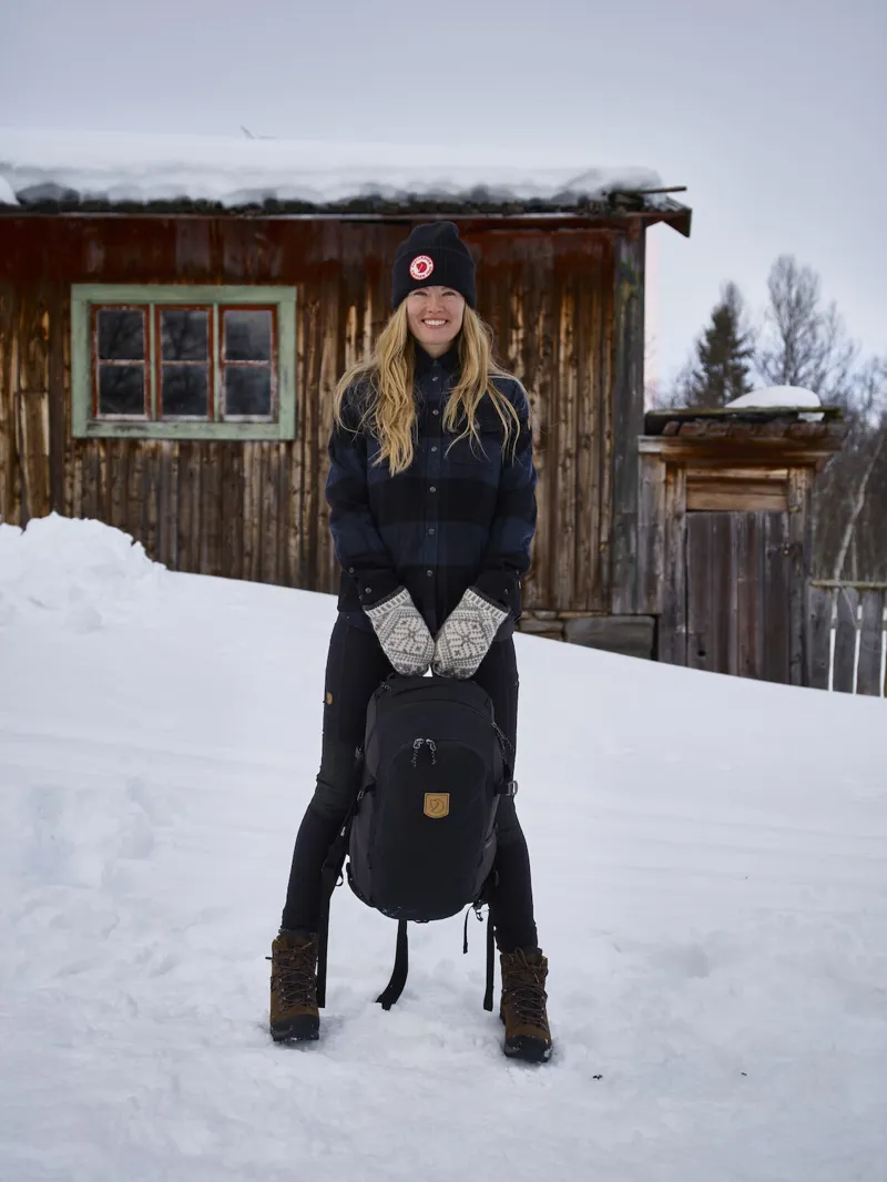 Fjallraven Womens Canada Shirt Navy/Black-8