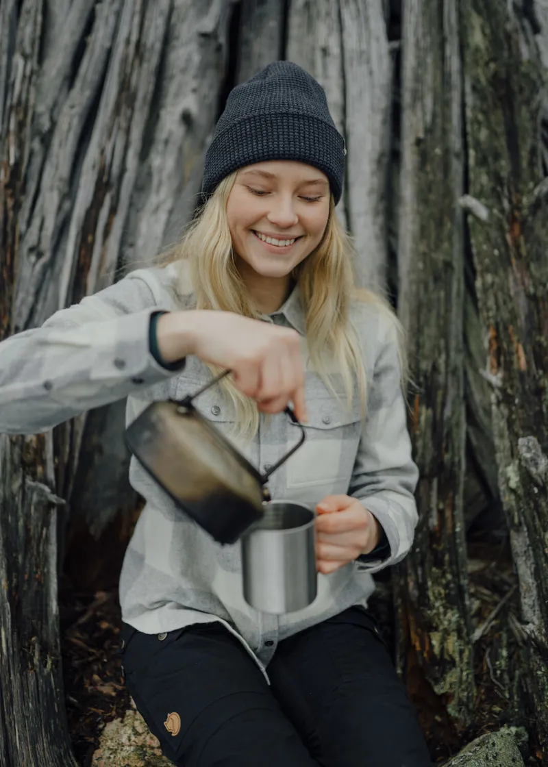 Fjallraven Womens Canada Shirt Fog-7