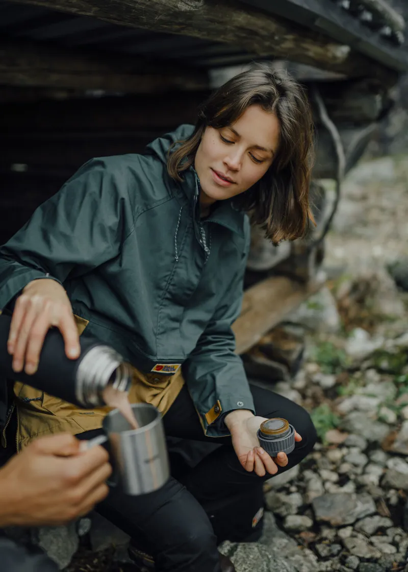 Fjallraven Womens Vardag Anorak Mustard Yellow-10