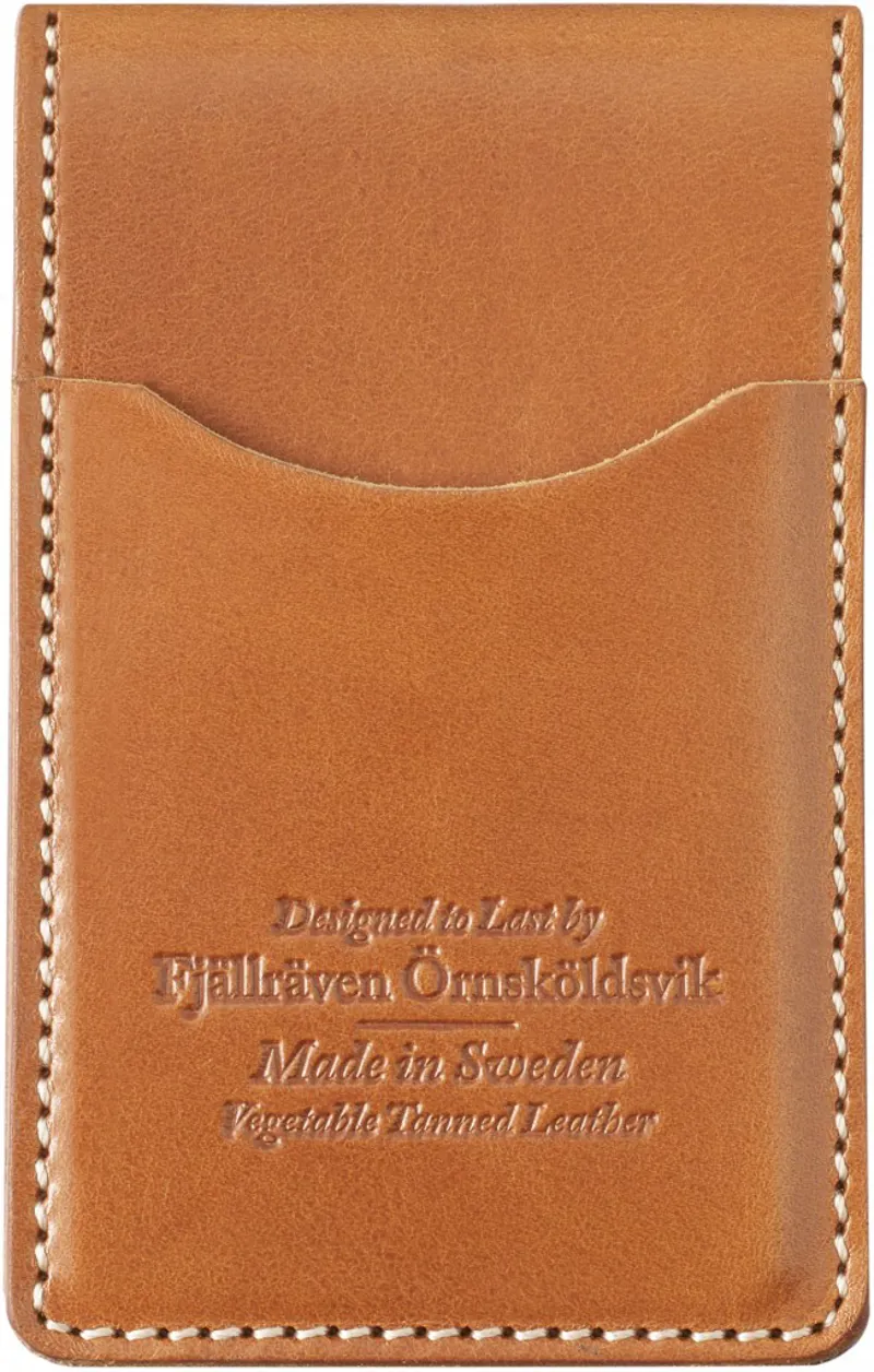 Fjallraven Ovik Card Holder Large Leather Cognac-1