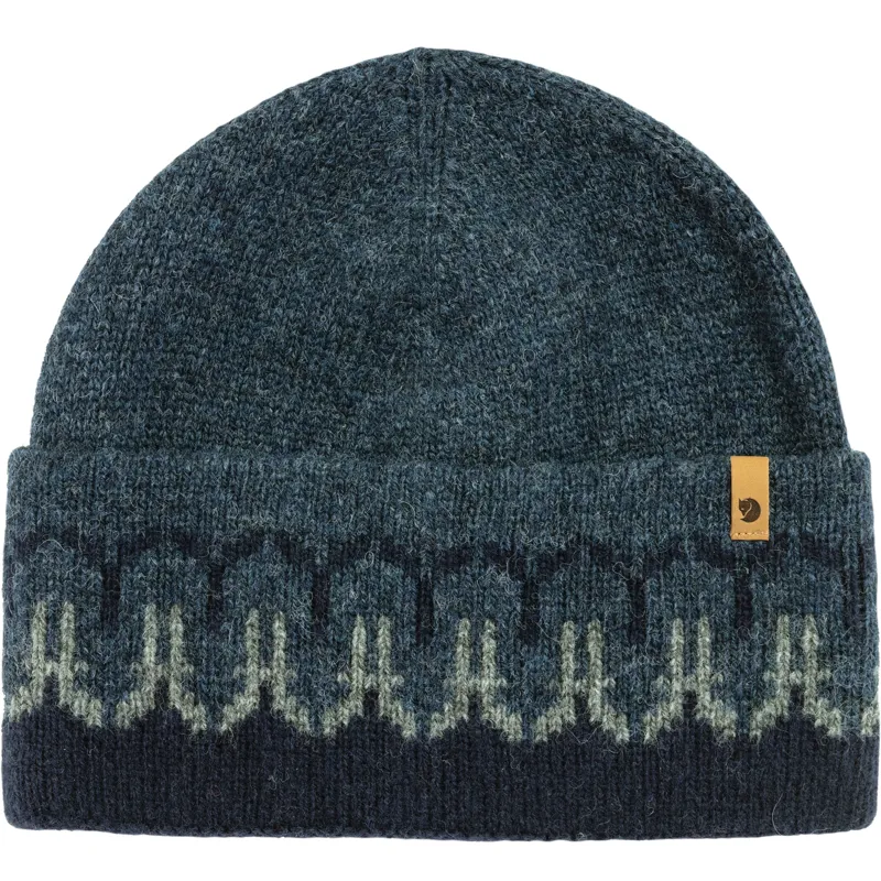 Fjallraven Ovik Path Knit Beanie Dark Navy/Navy-2