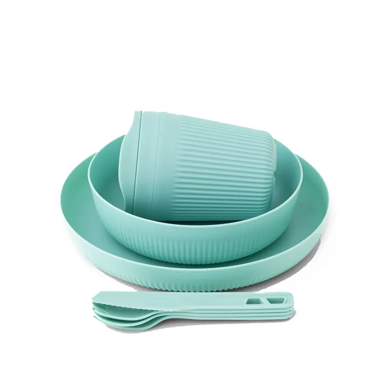 Sea to Summit Passage Dinnerware Set Seven-Piece Blue