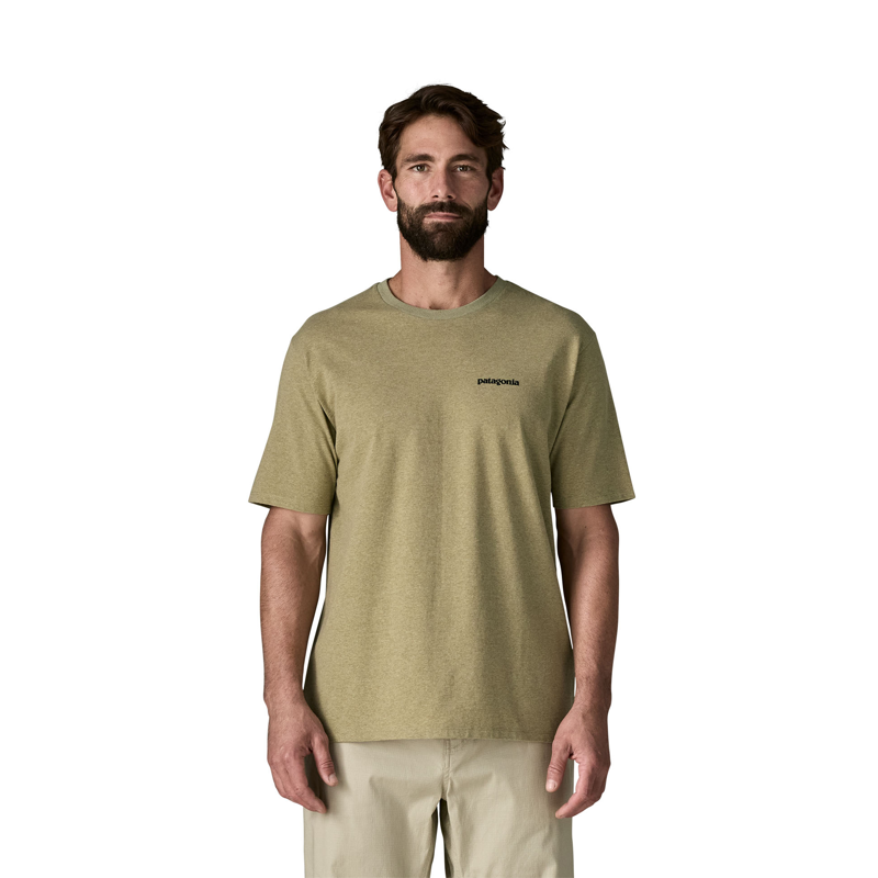 Patagonia P-6 Logo Responsibili-Tee P-6 Outline Gumtree Green -2