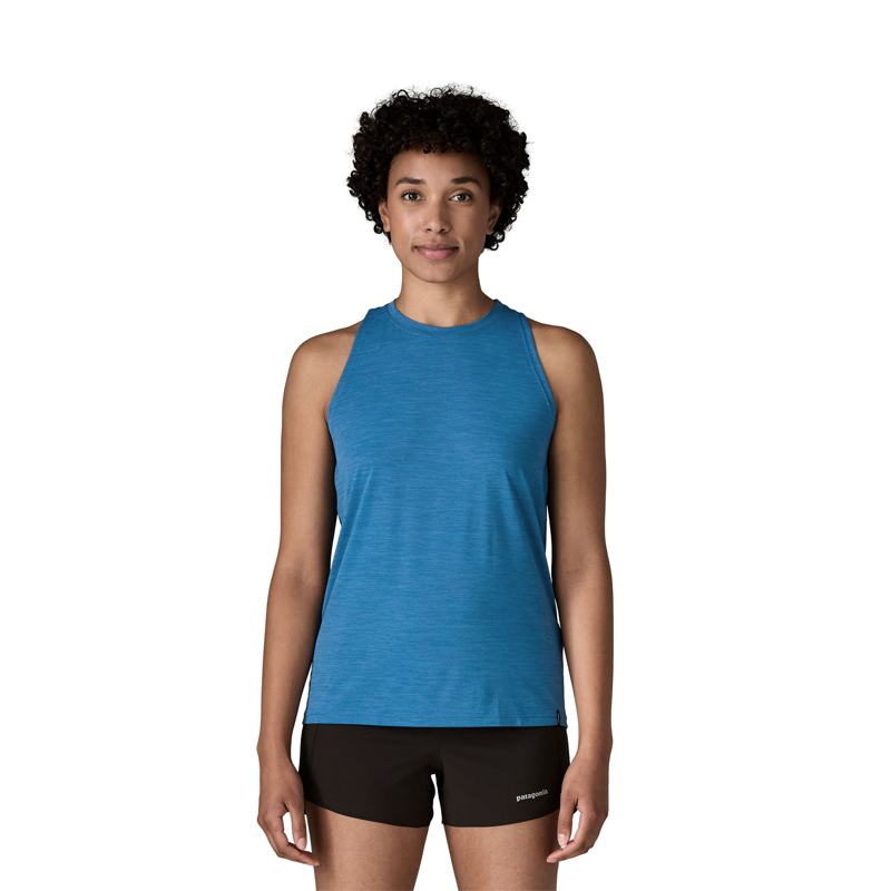 Patagonia Womens Capilene Cool Ultra Tank Aquatic Blue X-Dye-1