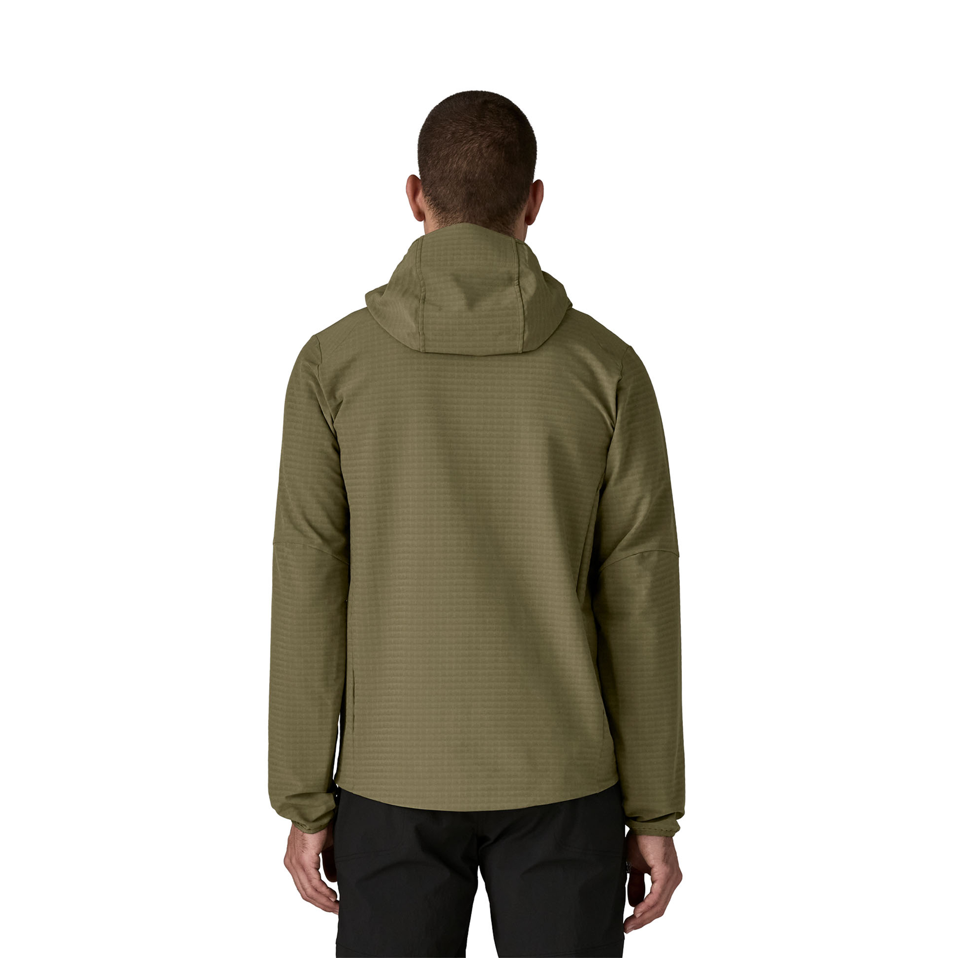 Patagonia Mens R1 TechFace Hoody Basin Green
