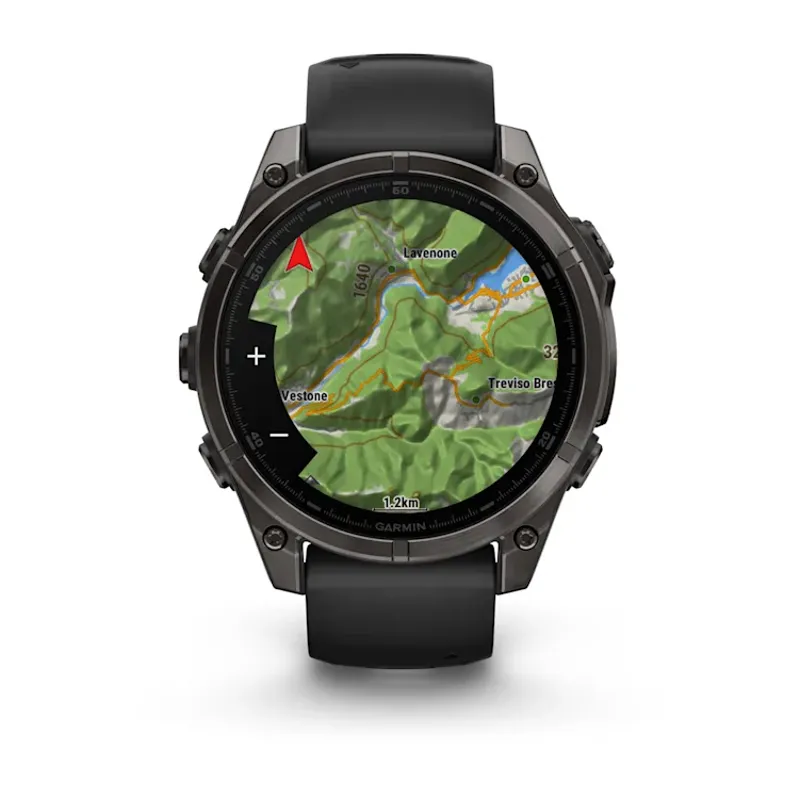 Garmin Fenix 8 AMOLED 47mm Ti Carbon Black w/Black Band DEACTIVATED-4
