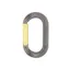 DMM PerfectO Straight Gate Carabiner Titanium/Lime