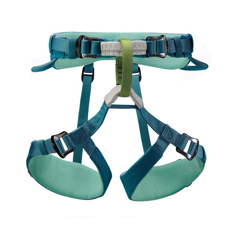 Petzl Macchu Childrens Harness Atlantic