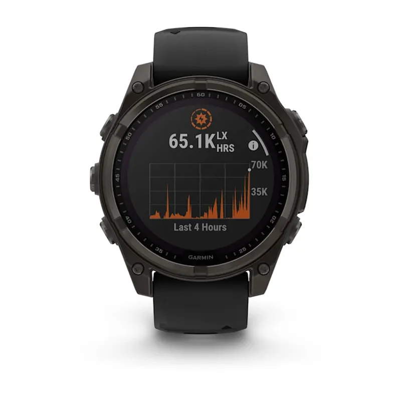Garmin Fenix 8 Sapphire Solar 47mm Ti Carbon Black w/Black Band DEACTIVATED-12