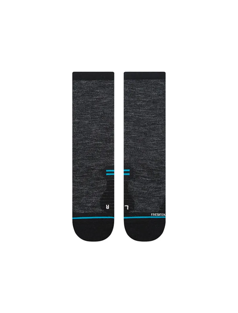 STANCE Unisex Run Light Crew Socks Black-1