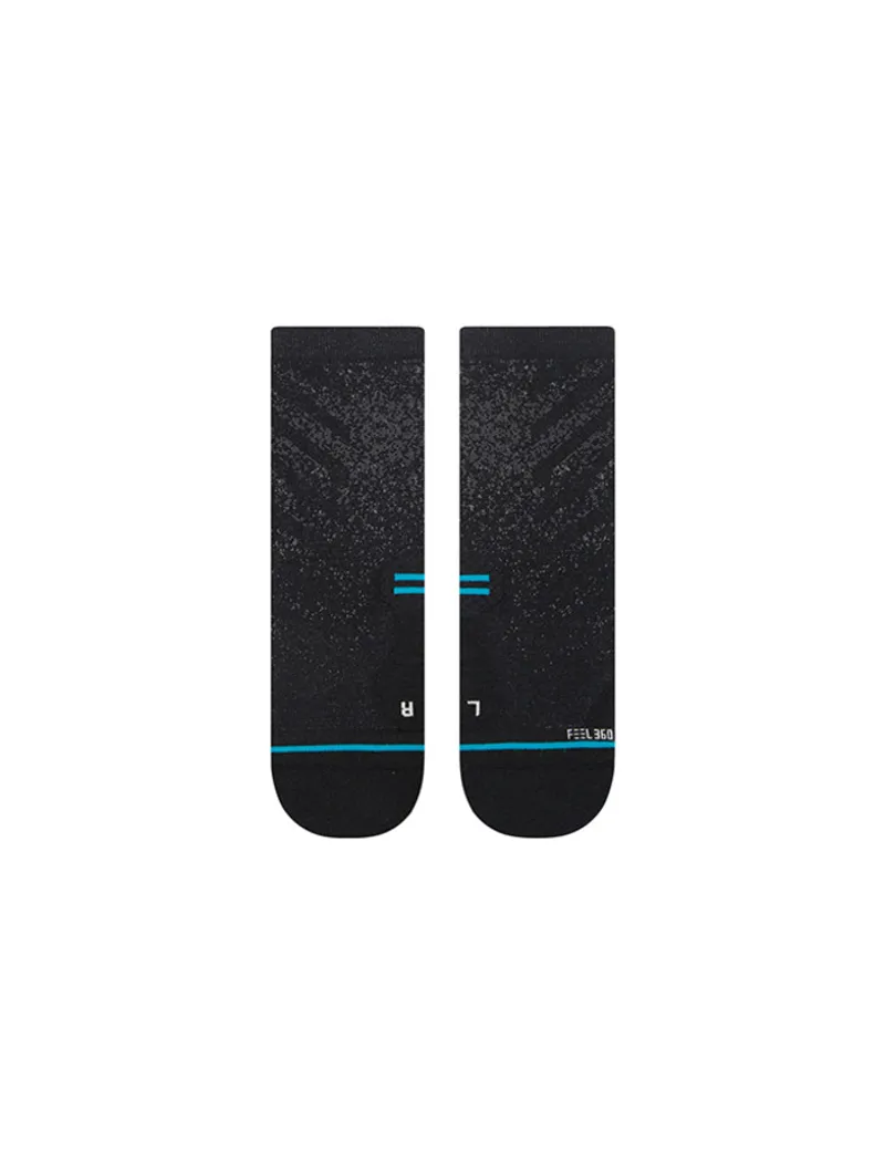 STANCE Run Light Quarter Socks Black-1