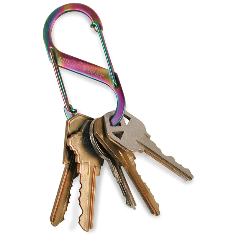 NiteIze S-Biner 3 Steel Black-3