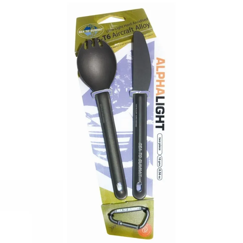 Sea To Summit AlphaLight Spork and Knife Set-1