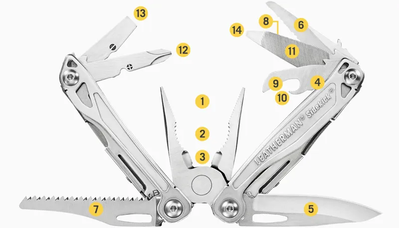 Leatherman Sidekick Stainless Steel with Nylon Sheath DEACTIVATED-5