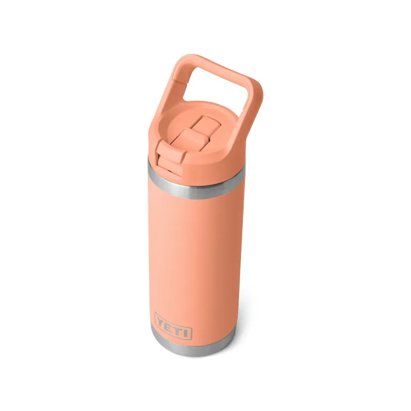 YETI Rambler 18oz Colour Straw Bottle 2.0 Lowcountry Peach-3
